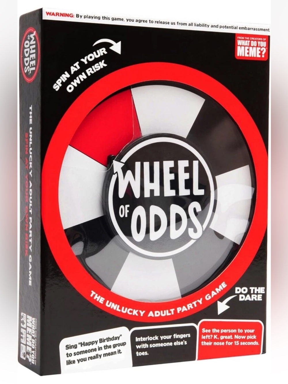 What Do You Meme? Wheel of Odds Adult Party Game New
